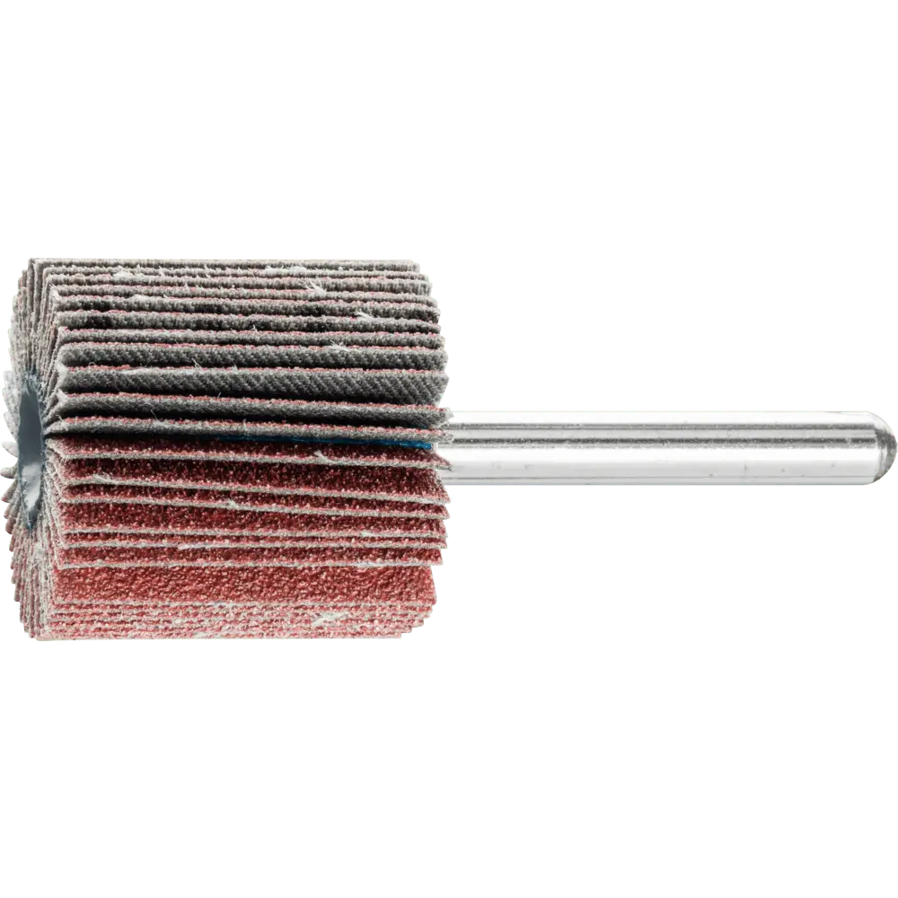 Produktfoto 1 von PFERD TOOLS Korund Fächerschleifer F Ø 30x30mm Schaft-Ø 6 mm A80 für Feinschliff und Finish, 10 Stk.