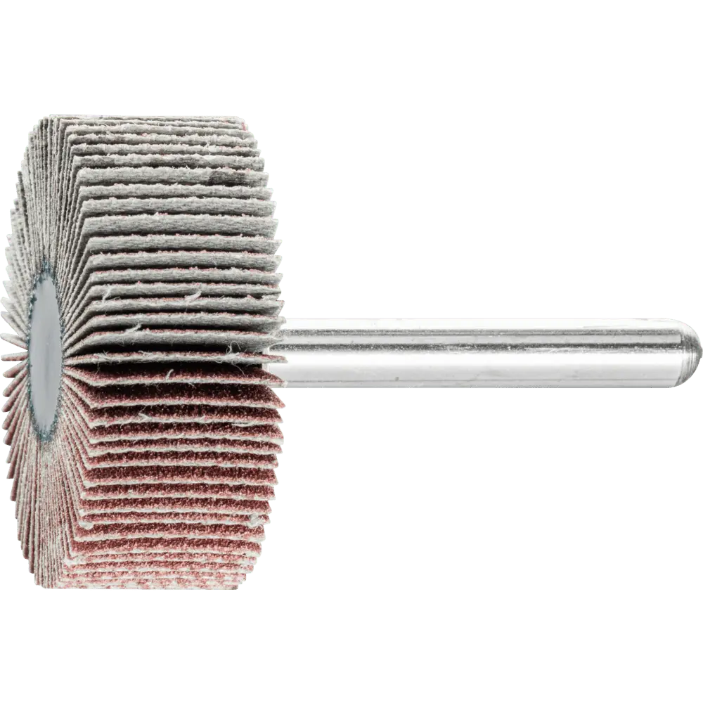 Produktfoto 1 von PFERD TOOLS Korund Fächerschleifer F Ø 40x15 mm Schaft-Ø 6 mm A120 für Feinschliff und Finish, 10 Stk.
