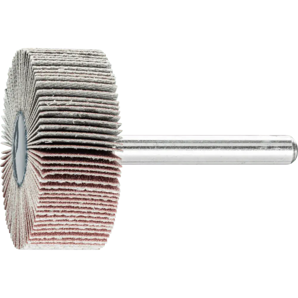 Produktfoto 1 von PFERD TOOLS Korund Fächerschleifer F Ø 40x15 mm Schaft-Ø 6 mm A240 für Feinschliff und Finish, 10 Stk.