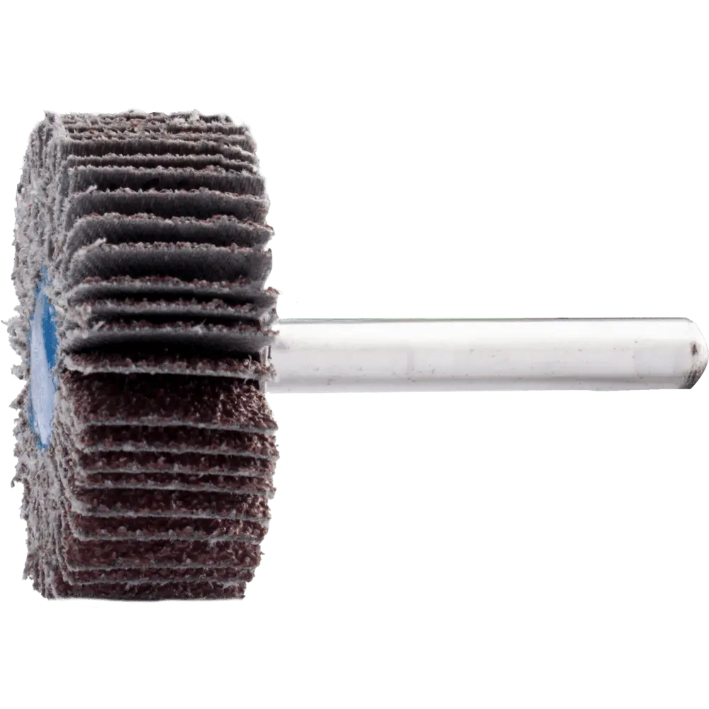 Produktfoto 1 von PFERD TOOLS Korund Fächerschleifer F Ø 40x15mm Schaft-Ø 6 mm A40 für Feinschliff und Finish, 10 Stk.