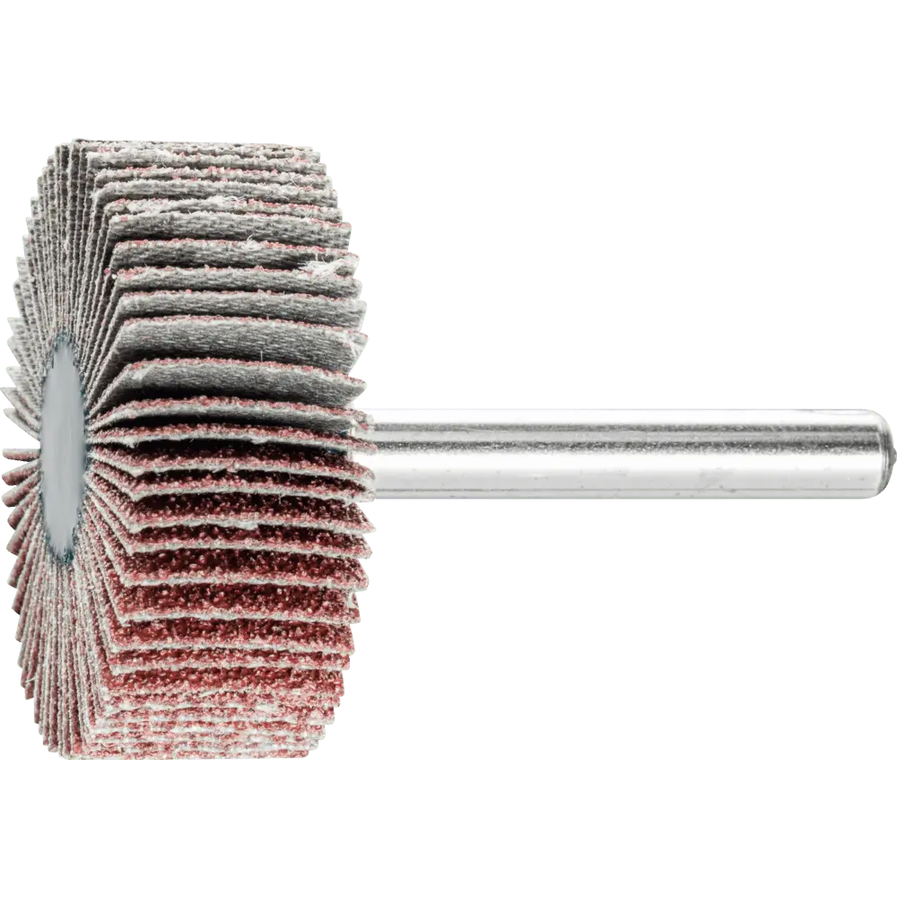 Produktfoto 1 von PFERD TOOLS Korund Fächerschleifer F Ø 40x15 mm Schaft-Ø 6 mm A60 für Feinschliff und Finish, 10 Stk.