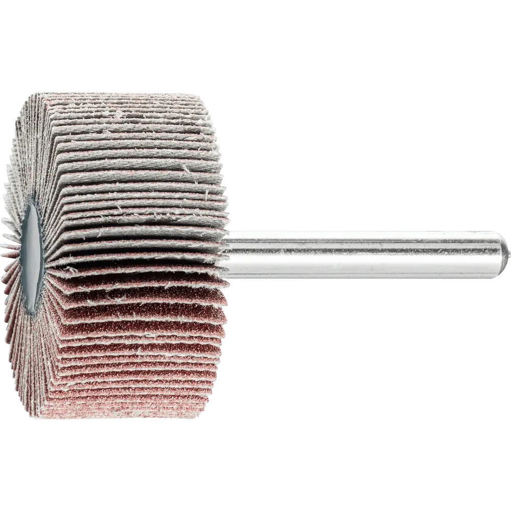 Produktfoto 1 von PFERD TOOLS Korund Fächerschleifer F Ø 40x20mm Schaft-Ø 6 mm A150 für Feinschliff und Finish, 10 Stk.