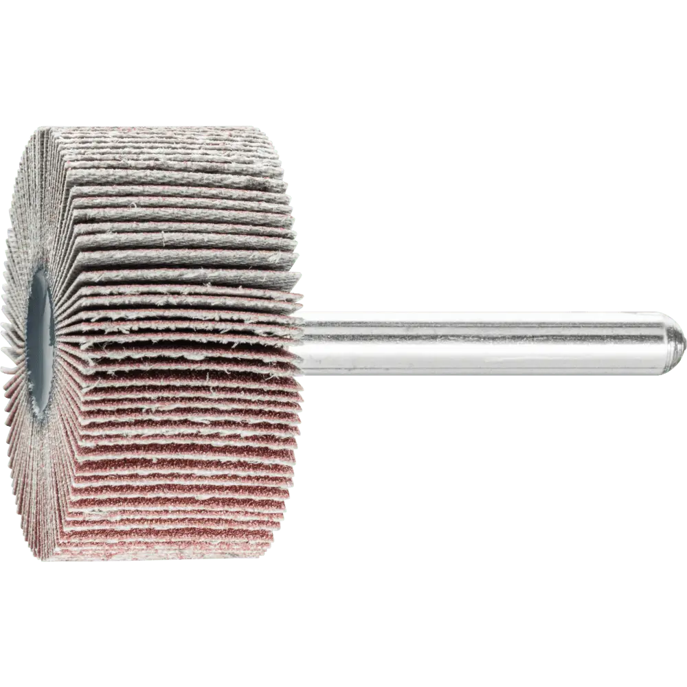 Produktfoto 1 von PFERD TOOLS Korund Fächerschleifer F Ø 40x20mm Schaft-Ø 6 mm A180 für Feinschliff und Finish, 10 Stk.