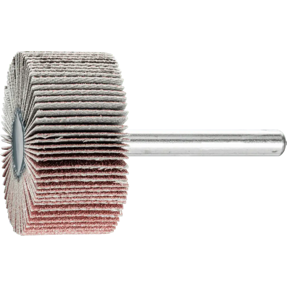 Produktfoto 1 von PFERD TOOLS Korund Fächerschleifer F Ø 40x20mm Schaft-Ø 6 mm A120 für Feinschliff und Finish, 10 Stk.