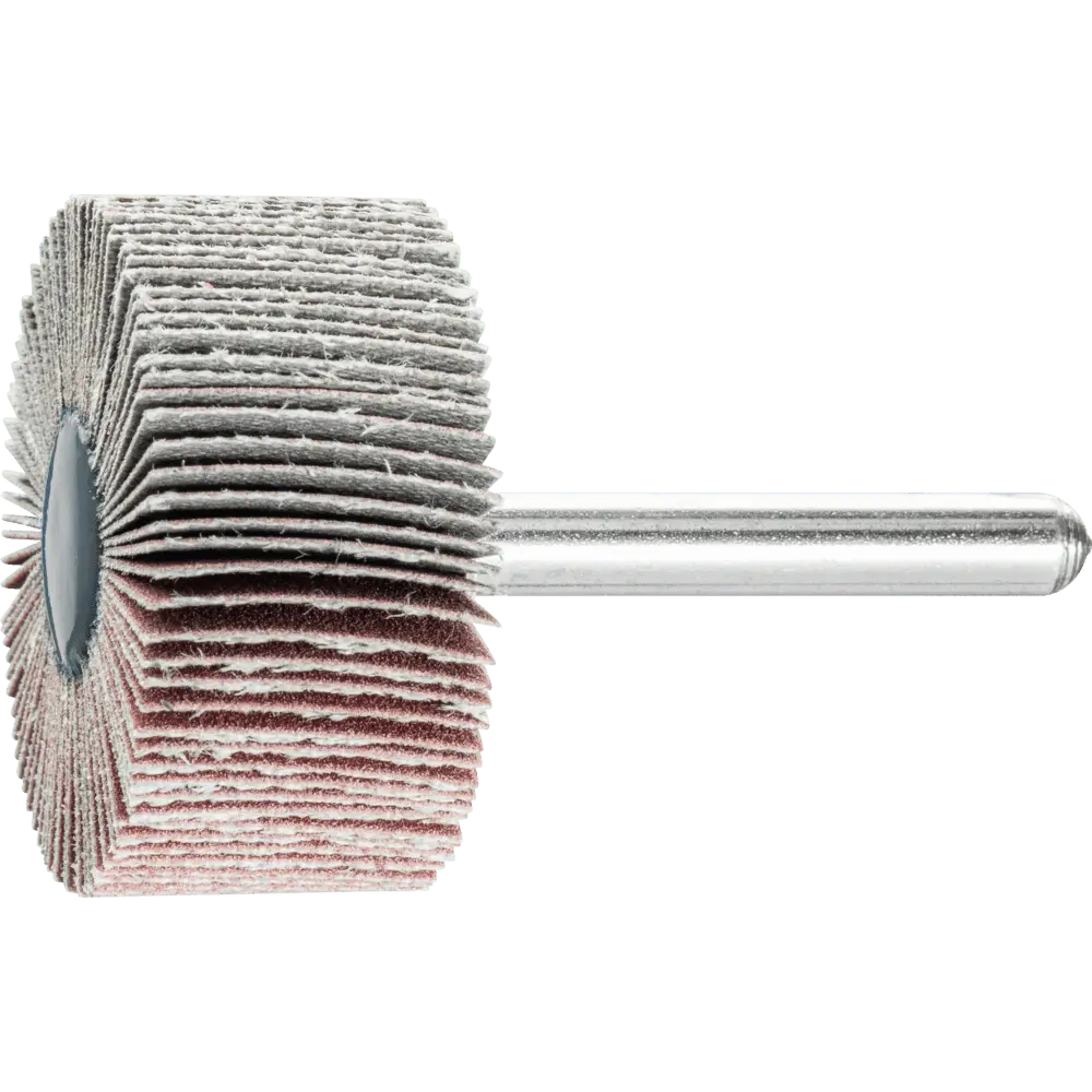 Produktfoto 1 von PFERD TOOLS Korund Fächerschleifer F Ø 40x20mm Schaft-Ø 6 mm A240 für Feinschliff und Finish, 10 Stk.