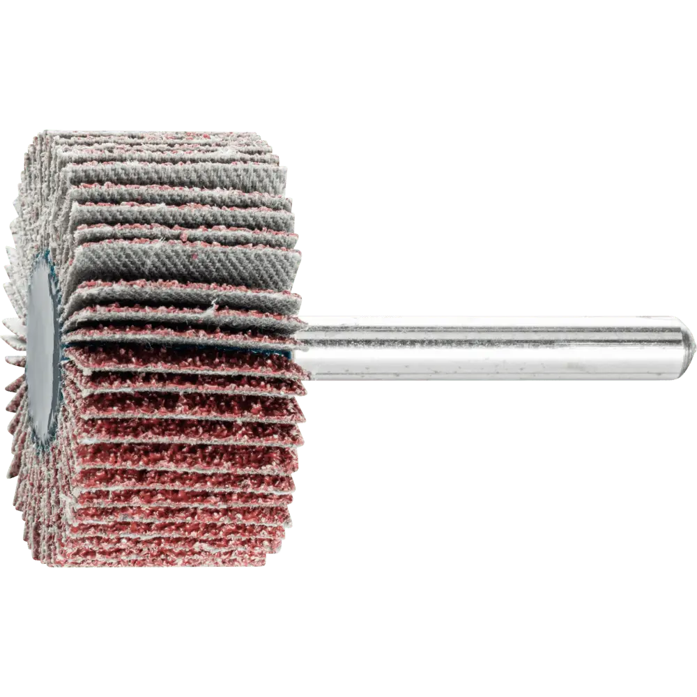 Produktfoto 1 von PFERD TOOLS Korund Fächerschleifer F Ø 40x20mm Schaft-Ø 6 mm A40 für Feinschliff und Finish, 10 Stk.