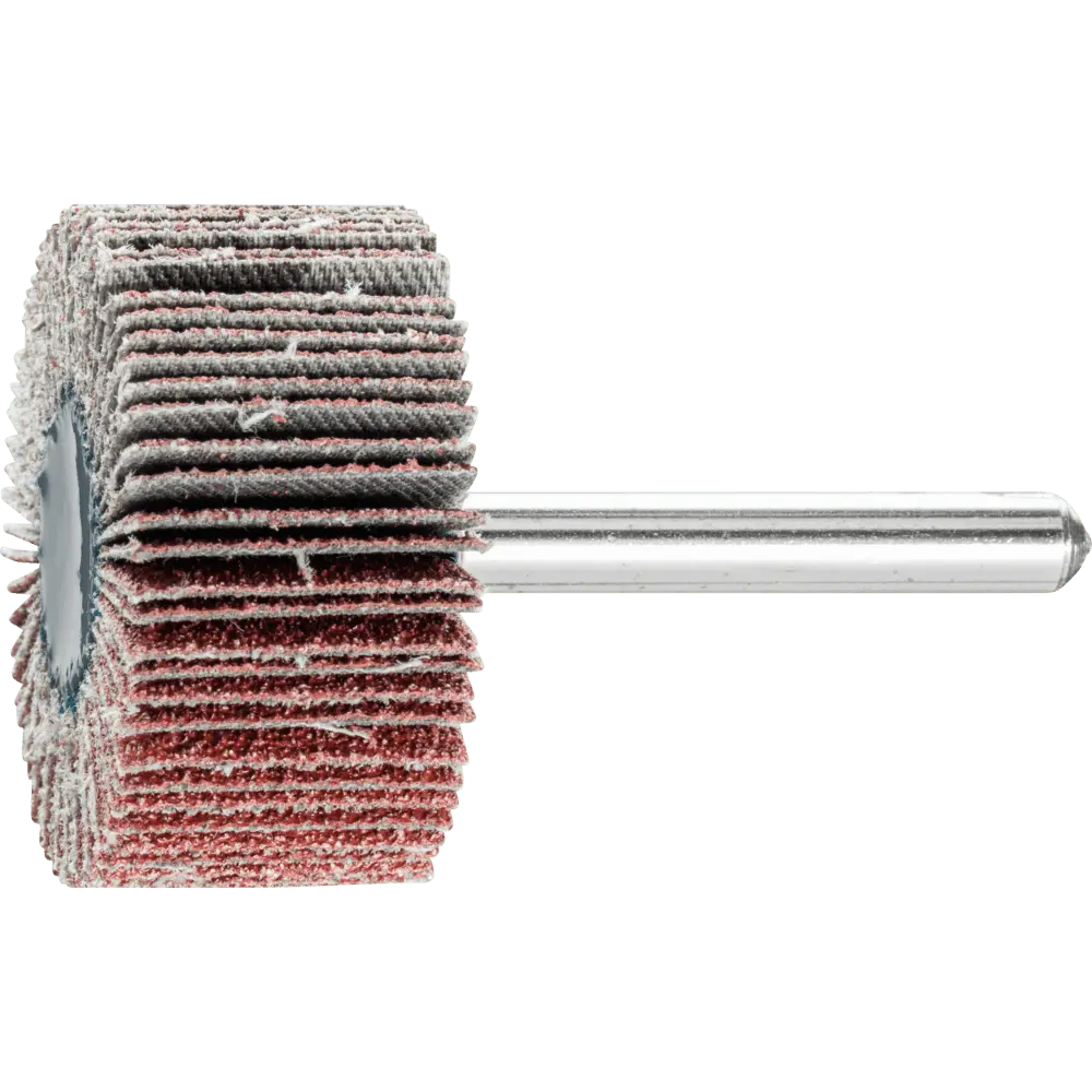 Produktfoto 1 von PFERD TOOLS Korund Fächerschleifer F Ø 40x20mm Schaft-Ø 6 mm A60 für Feinschliff und Finish, 10 Stk.