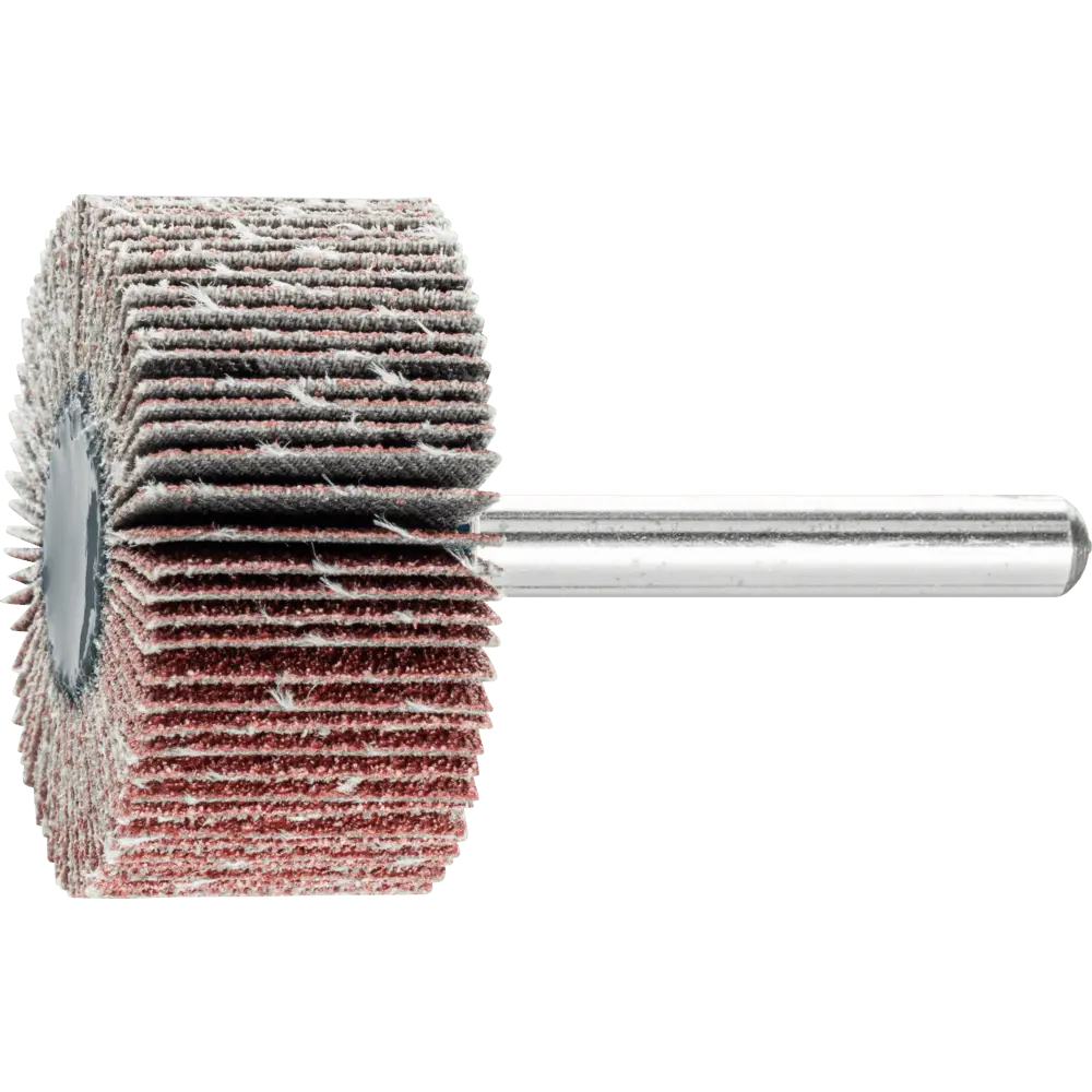 Produktfoto 1 von PFERD TOOLS Korund Fächerschleifer F Ø 40x20mm Schaft-Ø 6 mm A80 für Feinschliff und Finish, 10 Stk.