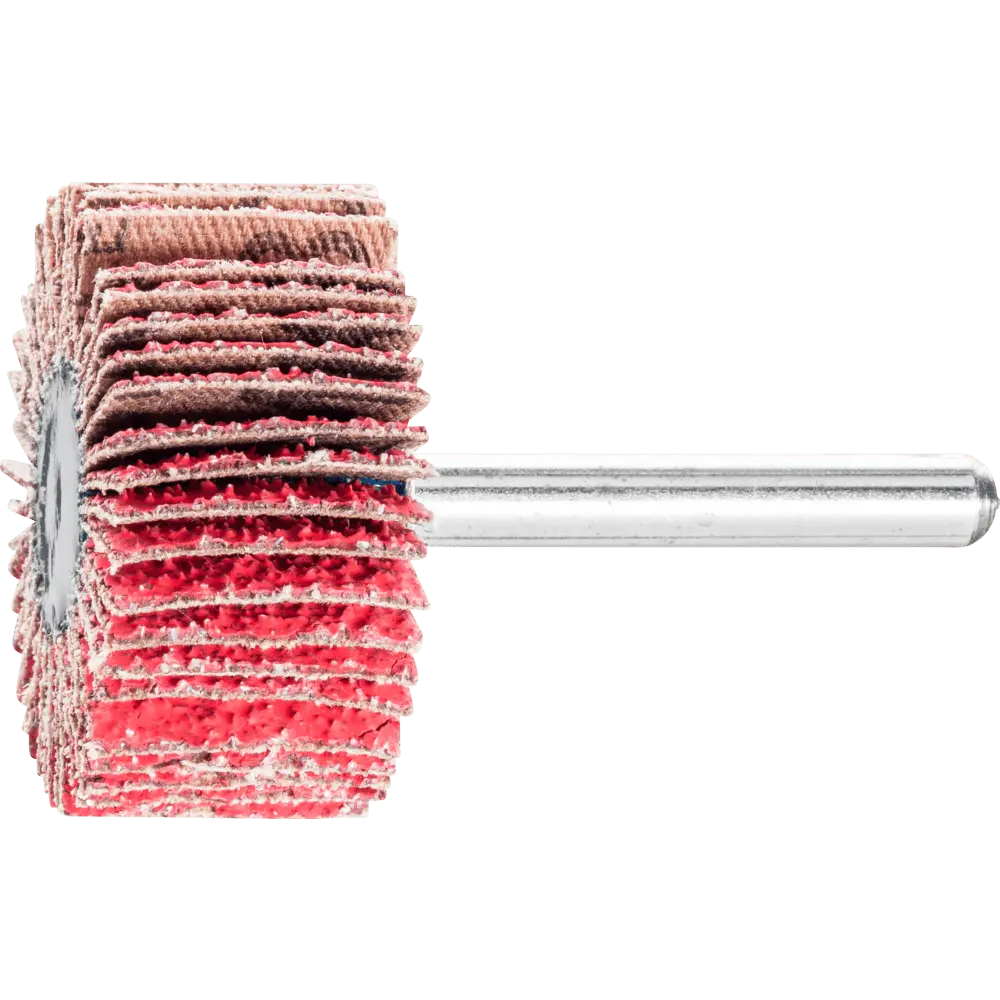 Produktfoto 1 von PFERD TOOLS Keramikkorn Fächerschleifer F Ø 40x20mm Schaft-Ø 6 mm CO-COOL40 hoher Abtrag auf Edelstahl, 10 Stk.