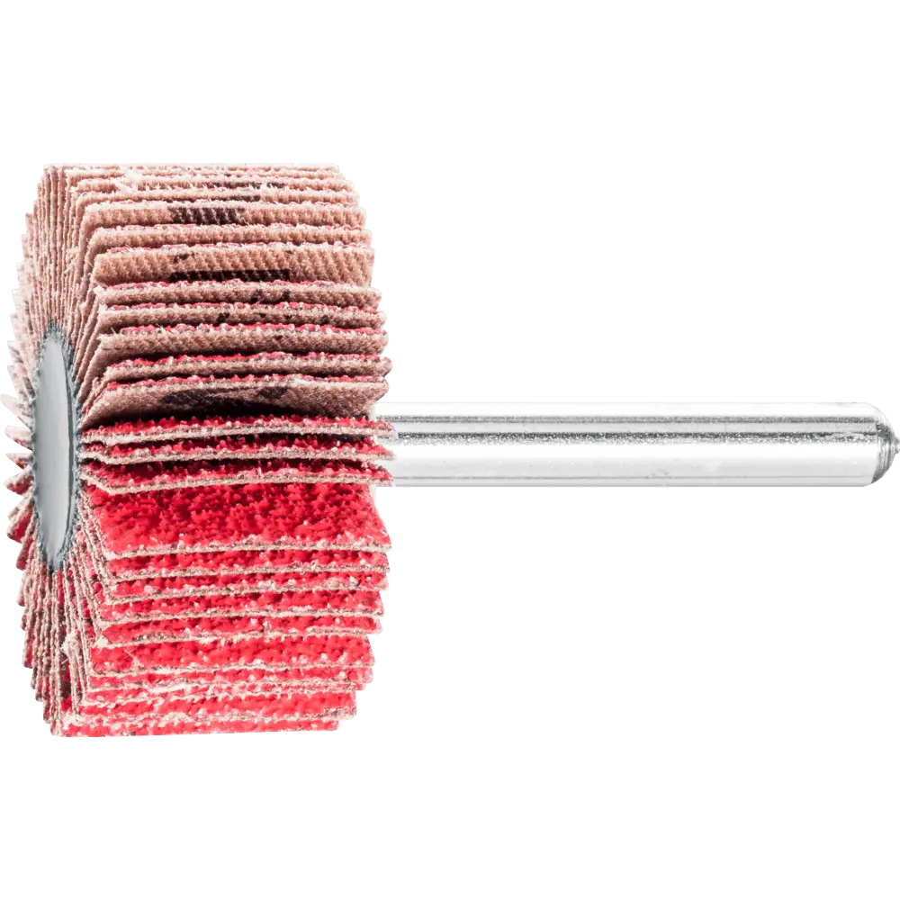 Produktfoto 1 von PFERD TOOLS Keramikkorn Fächerschleifer F Ø 40x20mm Schaft-Ø 6 mm CO-COOL60 hoher Abtrag auf Edelstahl, 10 Stk.