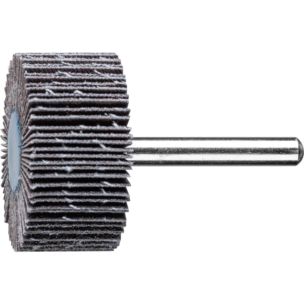 Produktfoto 1 von PFERD TOOLS SIC Fächerschleifer F Ø 40x20mm Schaft-Ø 6 mm SIC120 für harte NE Metalle, 10 Stk.