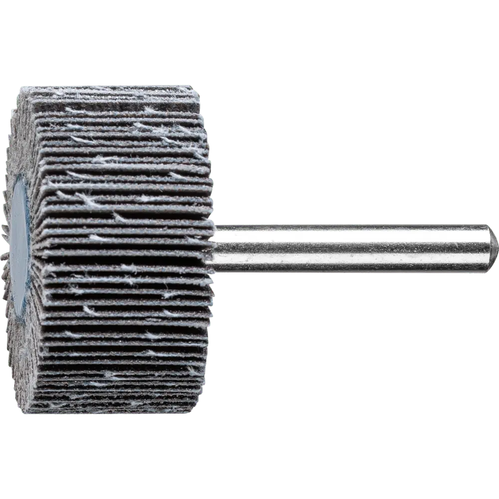Produktfoto 1 von PFERD TOOLS SIC Fächerschleifer F Ø 40x20mm Schaft-Ø 6 mm SIC150 für harte NE Metalle, 10 Stk.