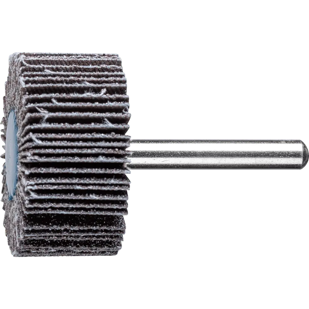 Produktfoto 1 von PFERD TOOLS SIC Fächerschleifer F Ø 40x20mm Schaft-Ø 6 mm SIC60 für harte NE Metalle, 10 Stk.