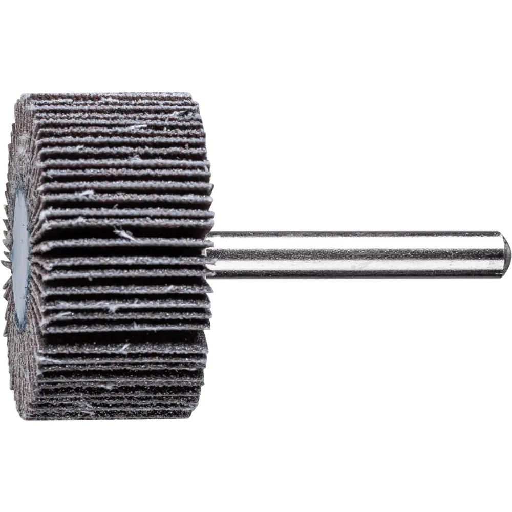 Produktfoto 1 von PFERD TOOLS SIC Fächerschleifer F Ø 40x20mm Schaft-Ø 6 mm SIC80 für harte NE Metalle, 10 Stk.