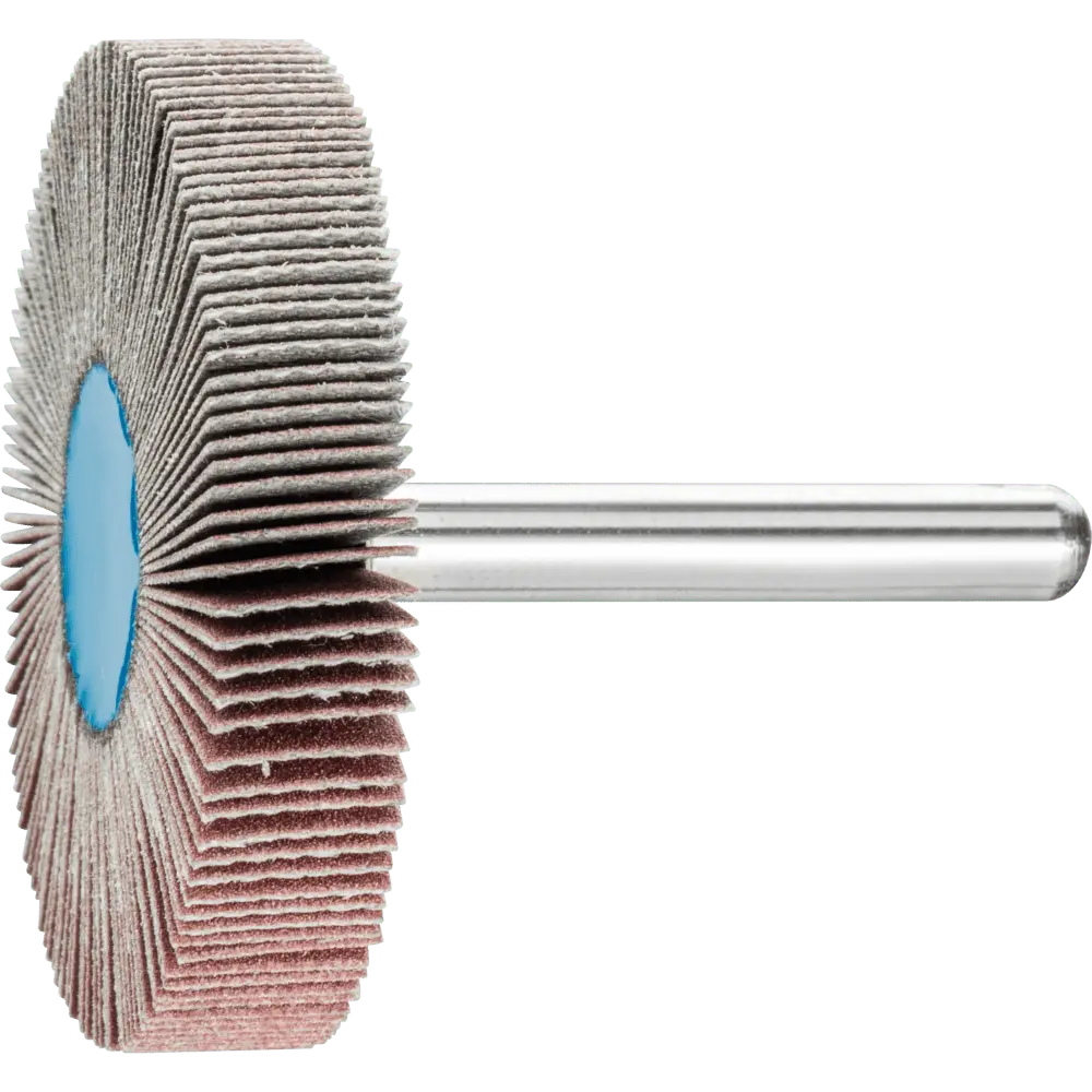 Produktfoto 1 von PFERD TOOLS Korund Fächerschleifer F Ø 50x10mm Schaft-Ø 6 mm A320 für Feinschliff und Finish, 10 Stk.