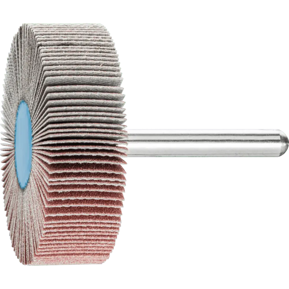 Produktfoto 1 von PFERD TOOLS Korund Fächerschleifer F Ø 50x15 mm Schaft-Ø 6 mm A180 für Feinschliff und Finish, 10 Stk.
