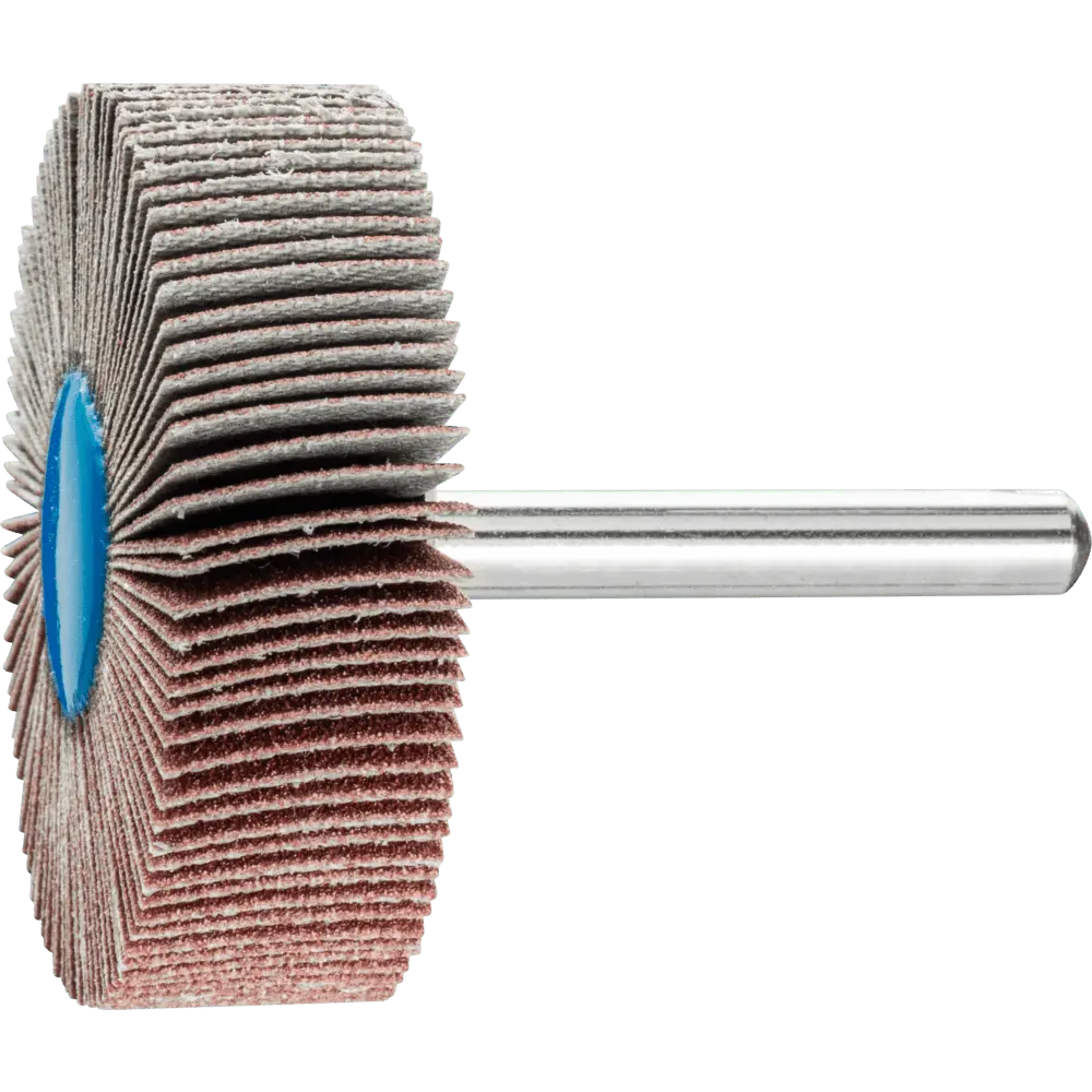 Produktfoto 1 von PFERD TOOLS Korund Fächerschleifer F Ø 50x15 mm Schaft-Ø 6 mm A120 für Feinschliff und Finish, 10 Stk.