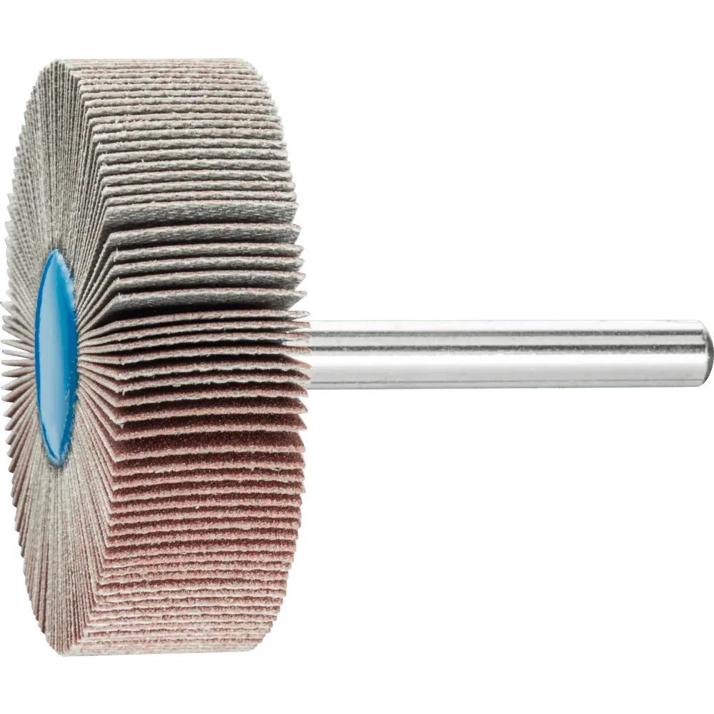Produktfoto 1 von PFERD TOOLS Korund Fächerschleifer F Ø 50x15 mm Schaft-Ø 6 mm A320 für Feinschliff und Finish, 10 Stk.