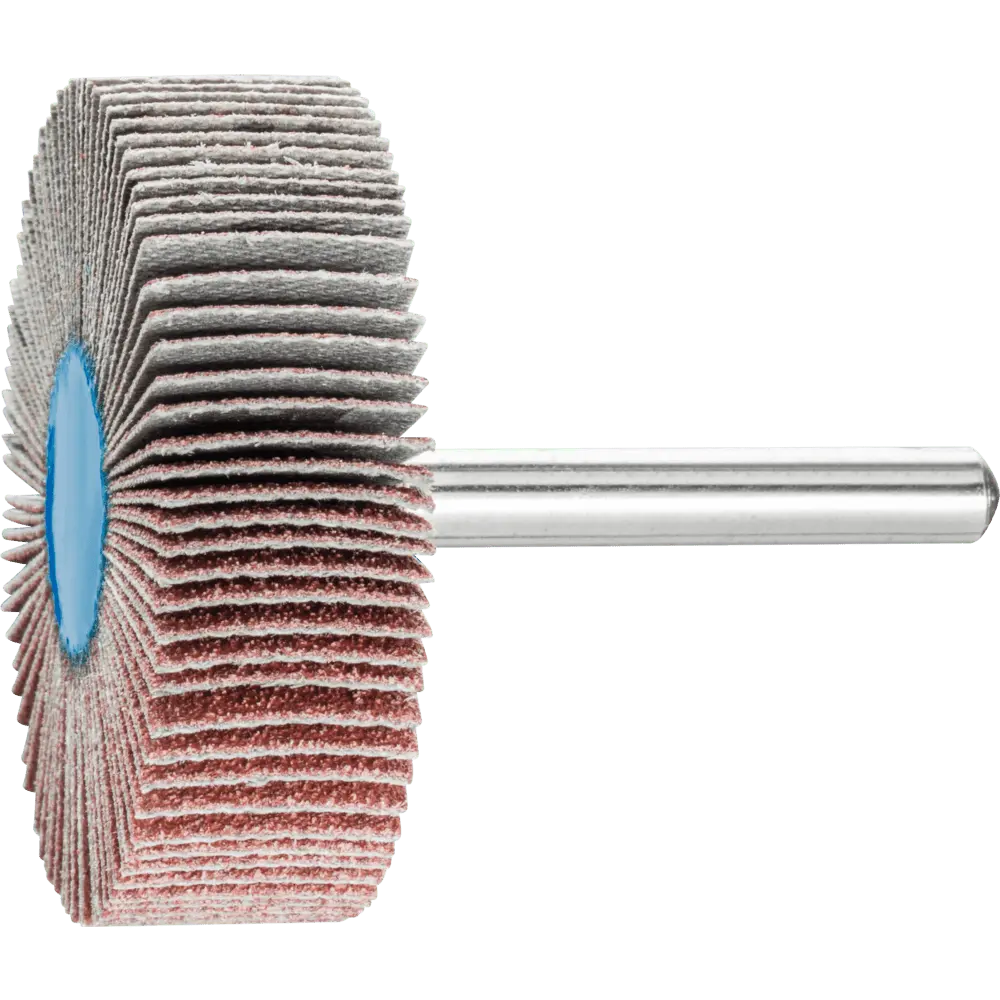 Produktfoto 1 von PFERD TOOLS Korund Fächerschleifer F Ø 50x15 mm Schaft-Ø 6 mm A80 für Feinschliff und Finish, 10 Stk.