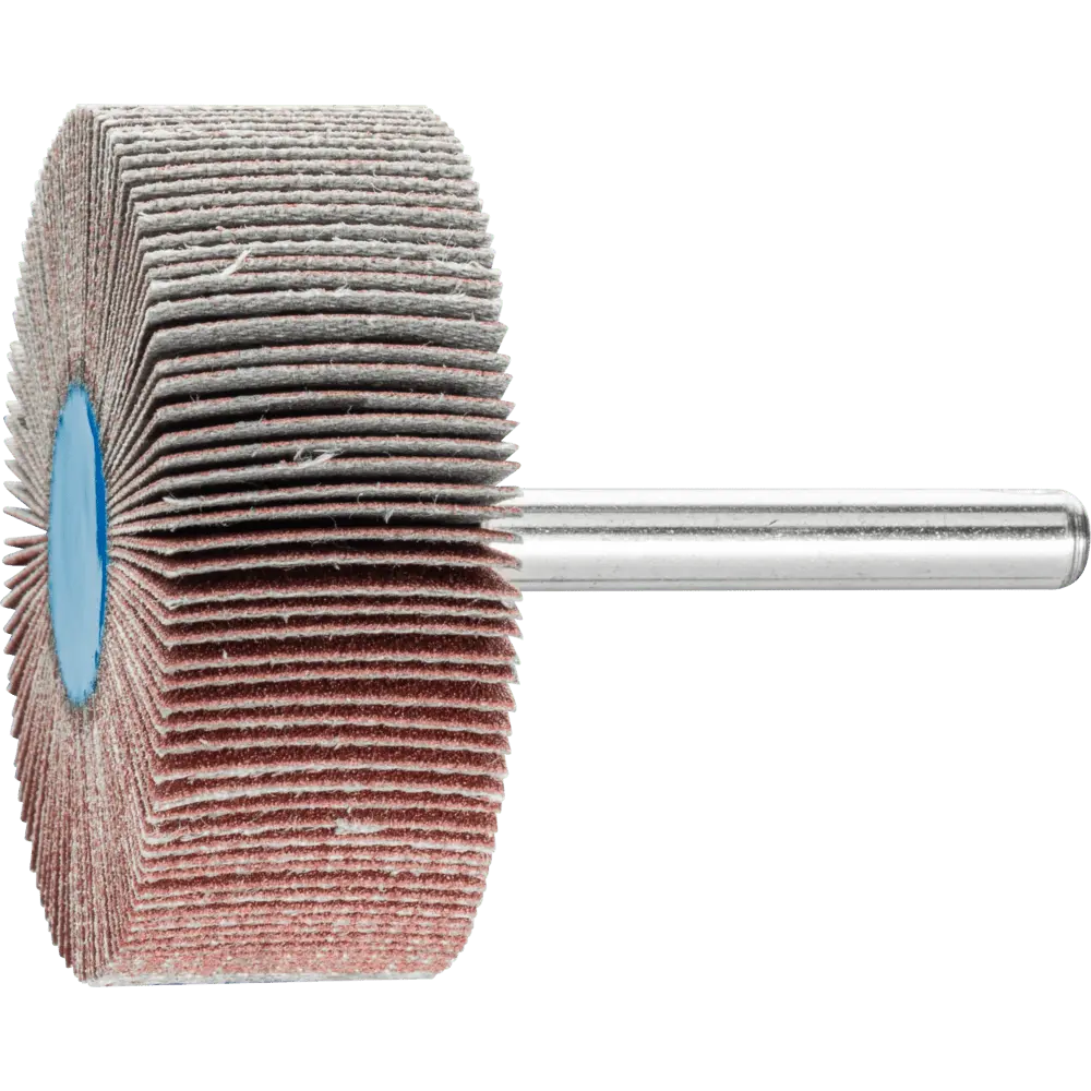 Produktfoto 1 von PFERD TOOLS Korund Fächerschleifer F Ø 50x20mm Schaft-Ø 6 mm A180 für Feinschliff und Finish, 10 Stk.