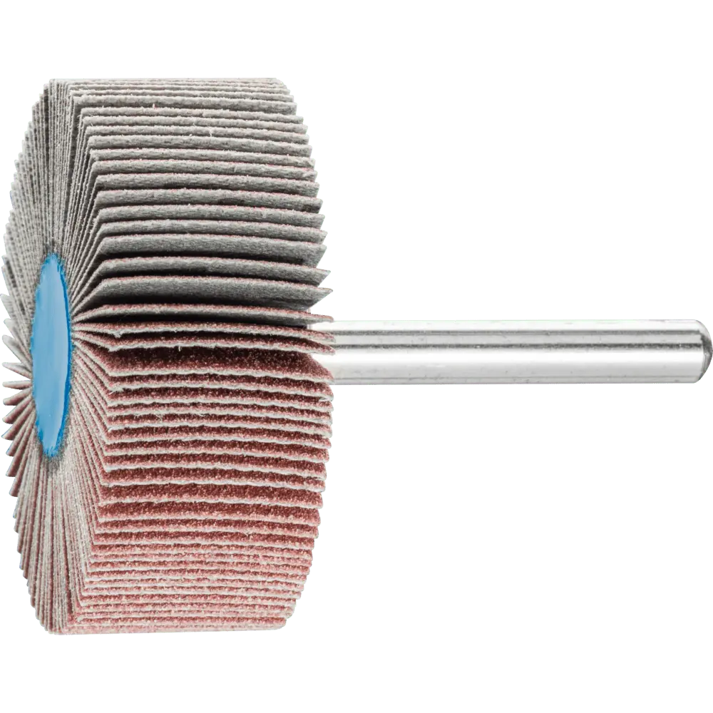 Produktfoto 1 von PFERD TOOLS Korund Fächerschleifer F Ø 50x20mm Schaft-Ø 6 mm A120 für Feinschliff und Finish, 10 Stk.