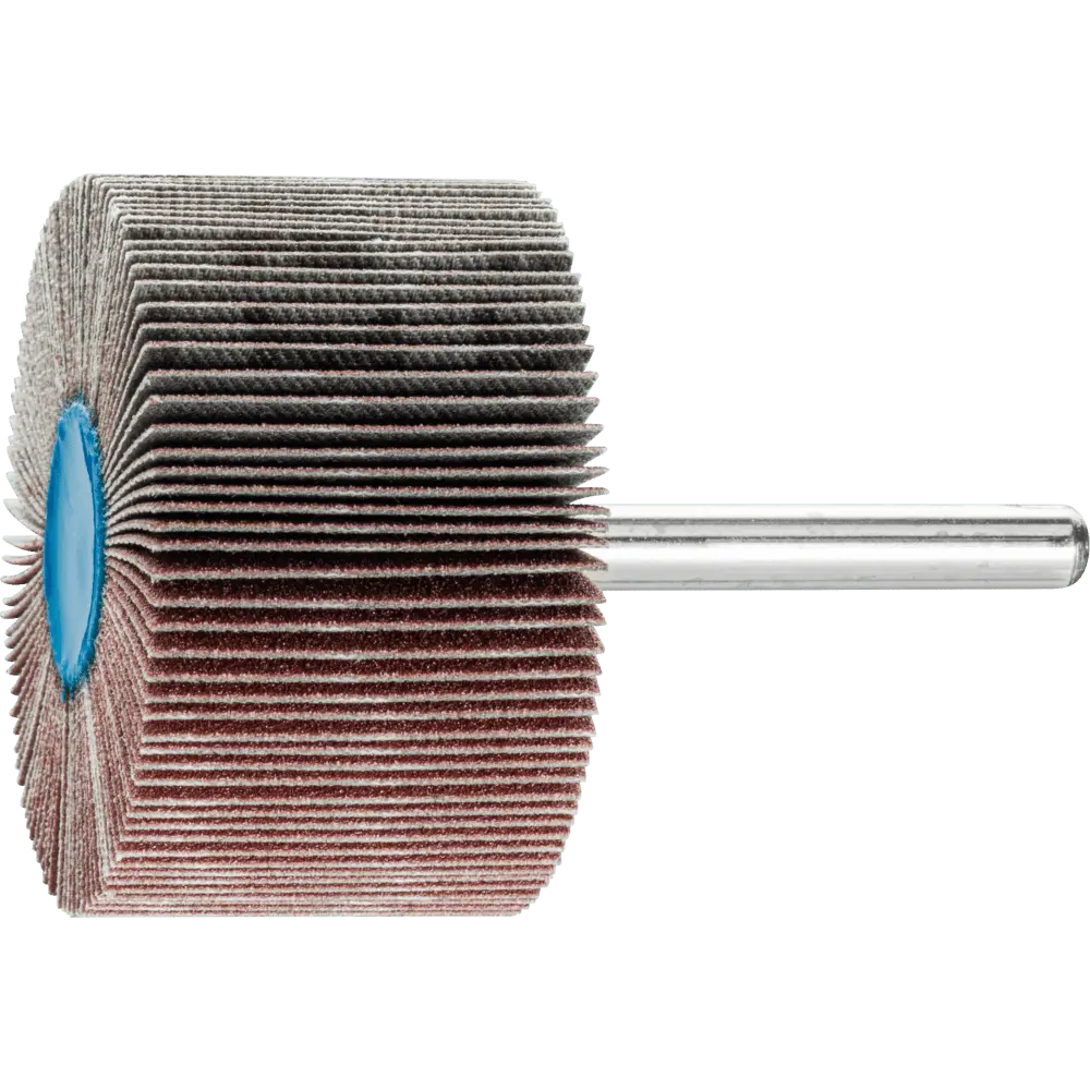 Produktfoto 1 von PFERD TOOLS Korund Fächerschleifer F Ø 50x30mm Schaft-Ø 6 mm A150 für Feinschliff und Finish, 10 Stk.