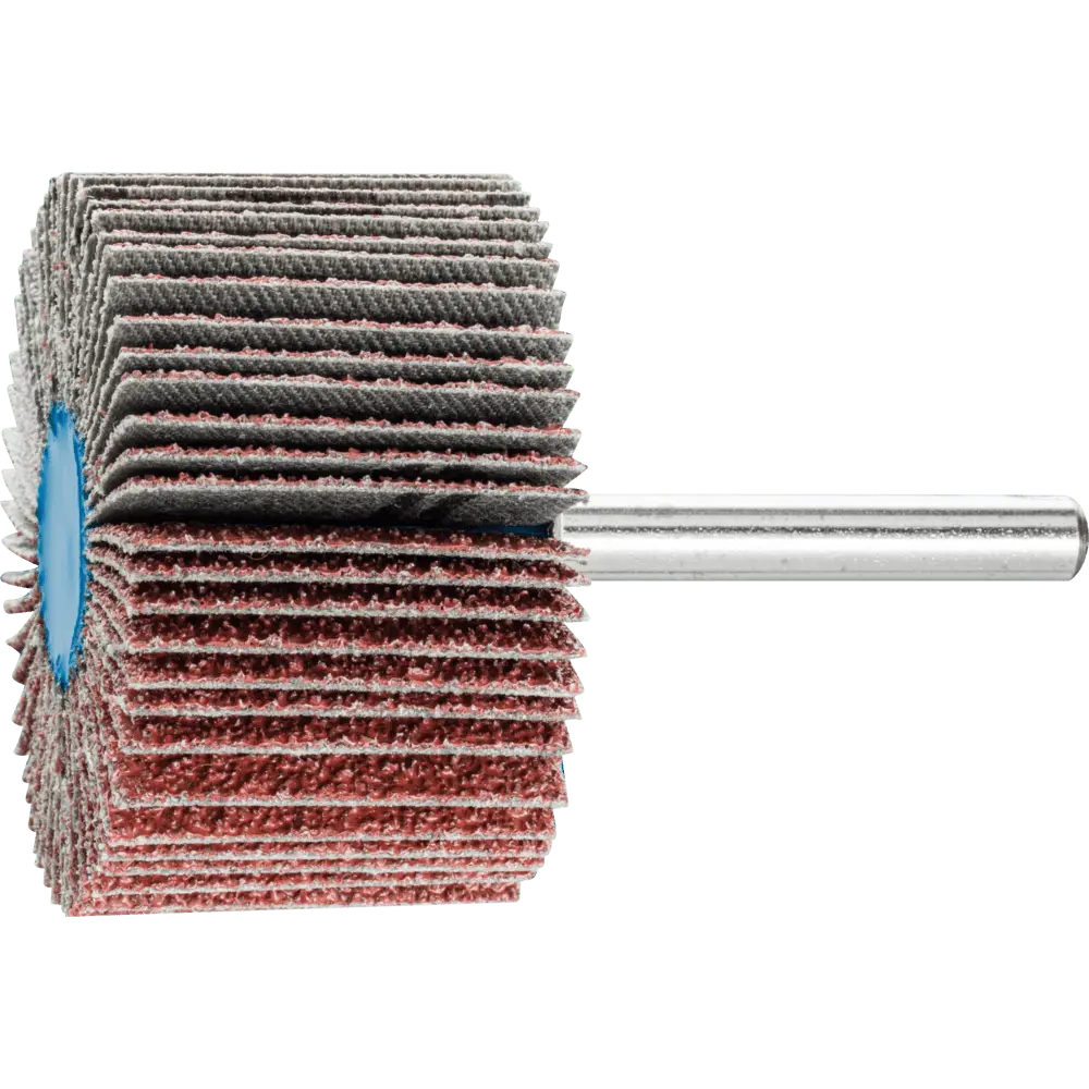 PFERD TOOLS Korund Fächerschleifer F Ø 50x30mm Schaft-Ø 6 mm A40 für Feinschliff und Finish, 10 Stk.