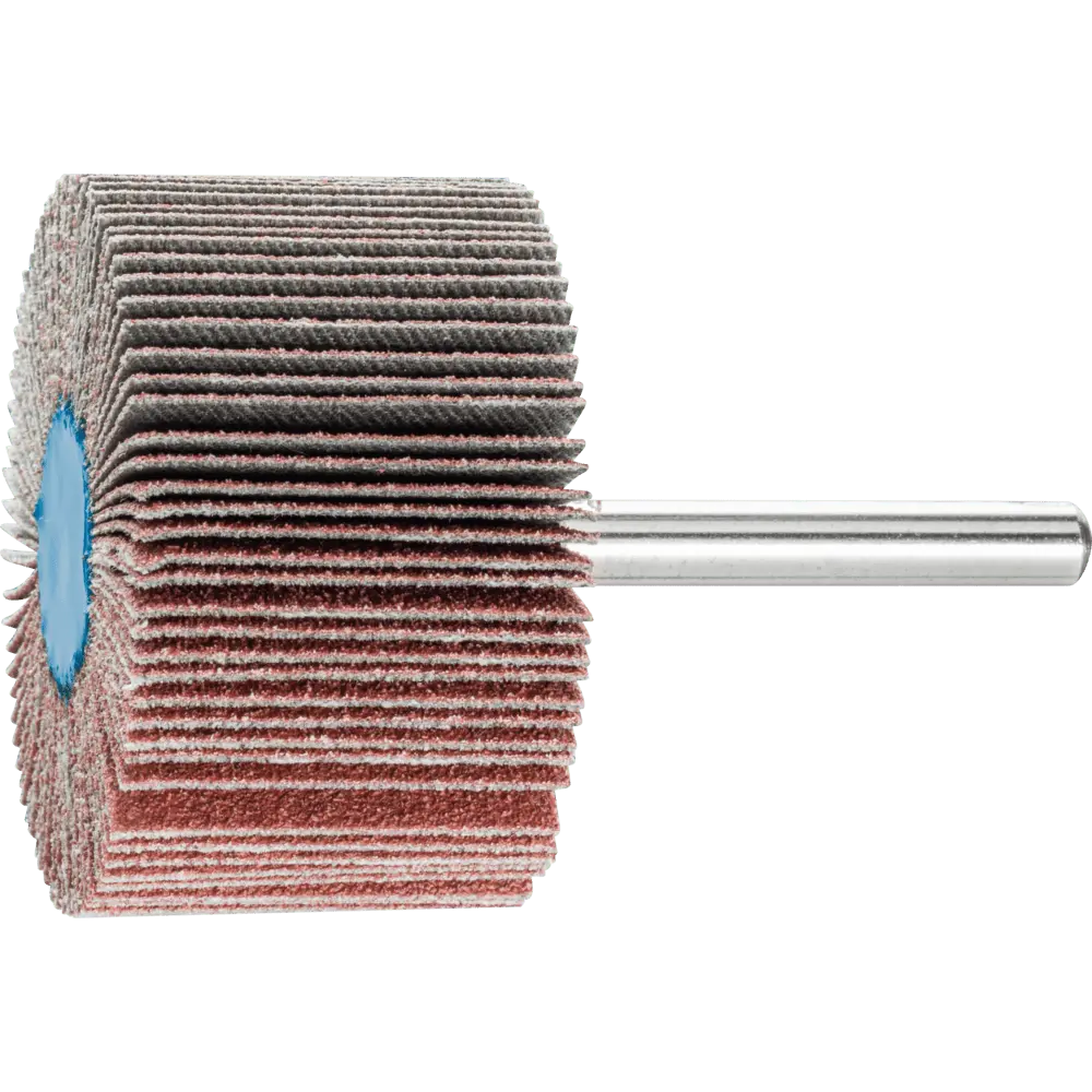 PFERD TOOLS Korund Fächerschleifer F Ø 50x30mm Schaft-Ø 6 mm A80 für Feinschliff und Finish, 10 Stk.