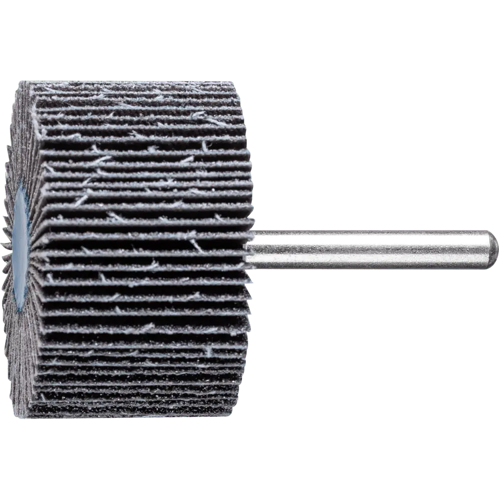 Produktfoto 1 von PFERD TOOLS SIC Fächerschleifer F Ø 50x30mm Schaft-Ø 6 mm SIC60 für harte NE Metalle, 10 Stk.