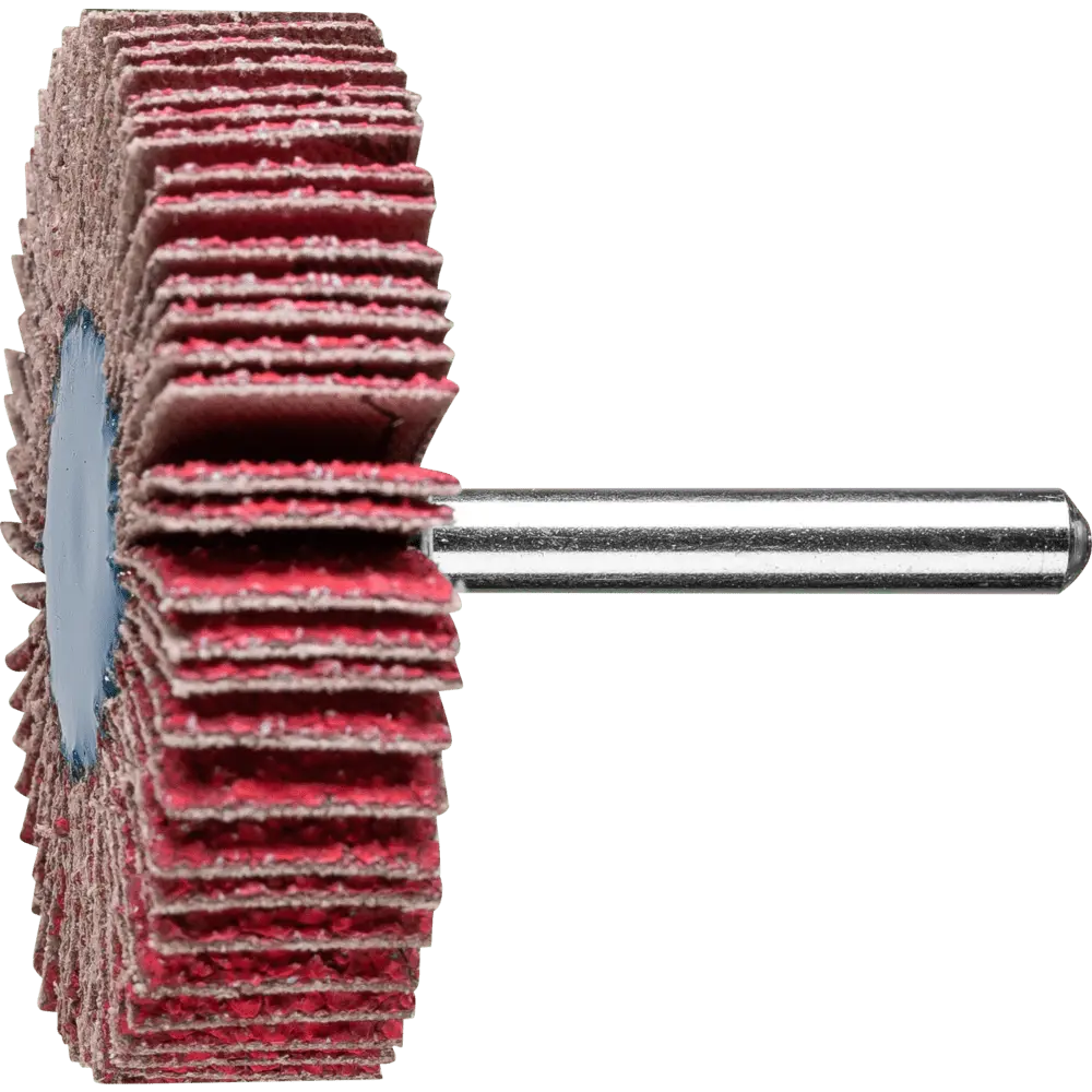 Produktfoto 1 von PFERD TOOLS Keramikkorn Fächerschleifer F Ø 60x15 mm Schaft-Ø 6 mm CO-COOL40 hoher Abtrag auf Edelstahl, 10 Stk.