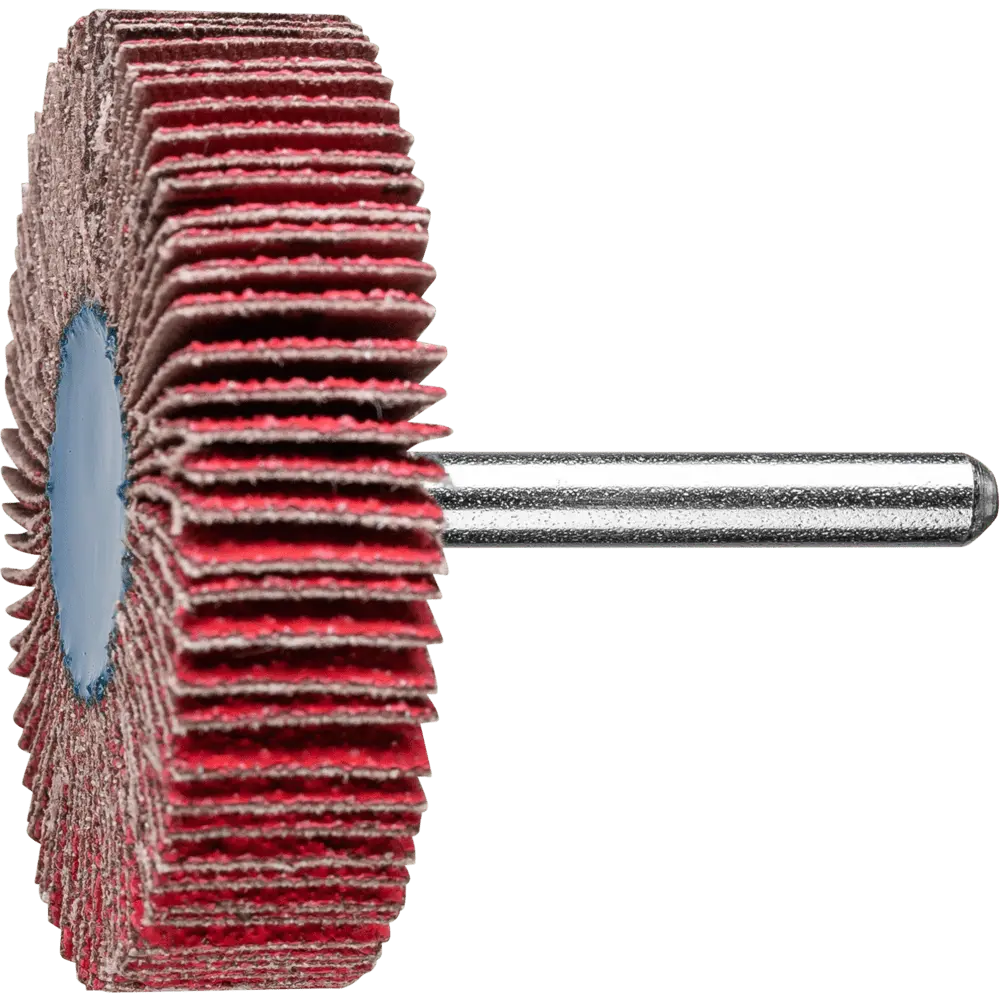 Produktfoto 1 von PFERD TOOLS Keramikkorn Fächerschleifer F Ø 60x15 mm Schaft-Ø 6 mm CO-COOL60 hoher Abtrag auf Edelstahl, 10 Stk.