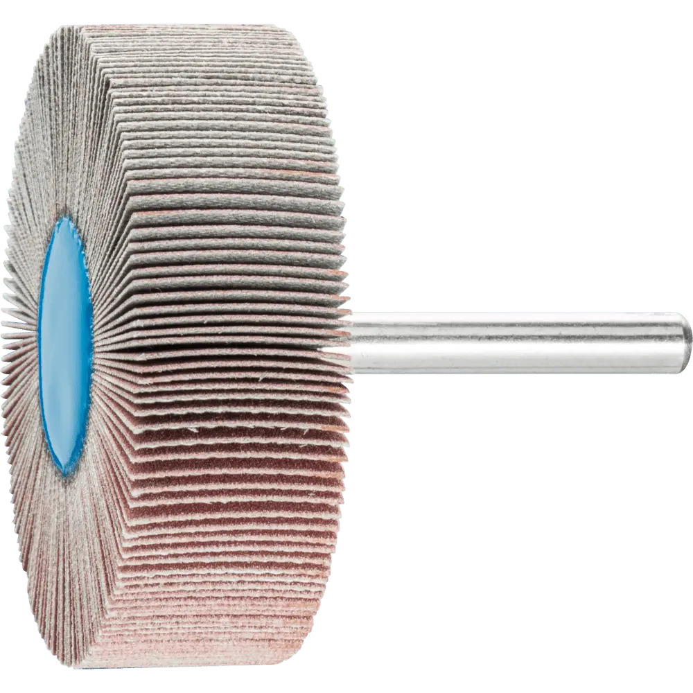 Produktfoto 1 von PFERD TOOLS Korund Fächerschleifer F Ø 60x20mm Schaft-Ø 6 mm A320 für Feinschliff und Finish, 10 Stk.