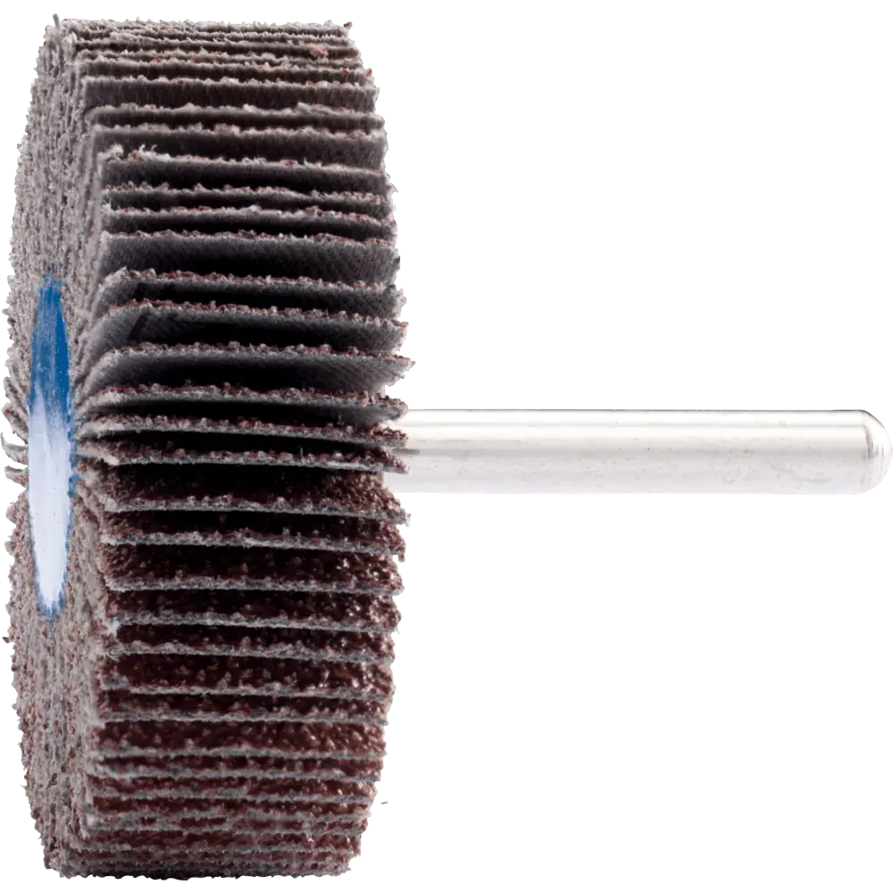 PFERD TOOLS Korund Fächerschleifer F Ø 60x20mm Schaft-Ø 6 mm A40 für Feinschliff und Finish, 10 Stk.