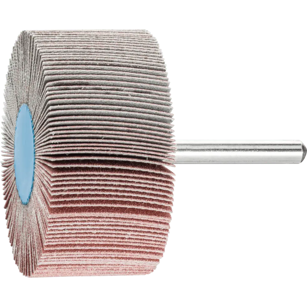 Produktfoto 1 von PFERD TOOLS Korund Fächerschleifer F Ø 60x30mm Schaft-Ø 6 mm A180 für Feinschliff und Finish, 10 Stk.