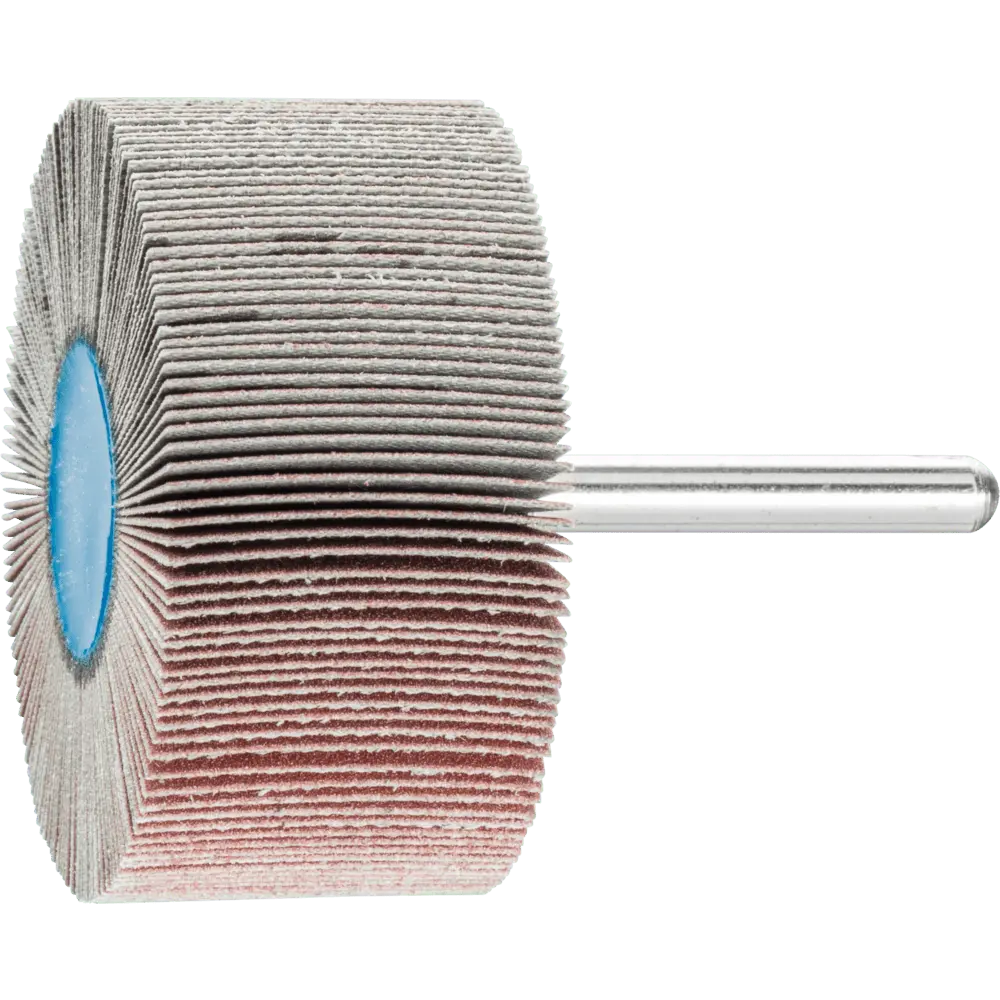 Produktfoto 1 von PFERD TOOLS Korund Fächerschleifer F Ø 60x30mm Schaft-Ø 6 mm A240 für Feinschliff und Finish, 10 Stk.