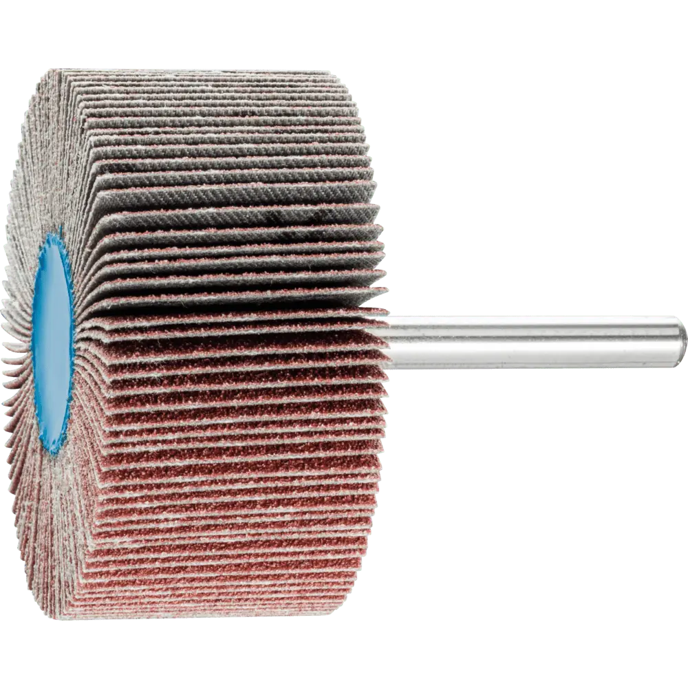 Produktfoto 1 von PFERD TOOLS Korund Fächerschleifer F Ø 60x30mm Schaft-Ø 6 mm A80 für Feinschliff und Finish, 10 Stk.