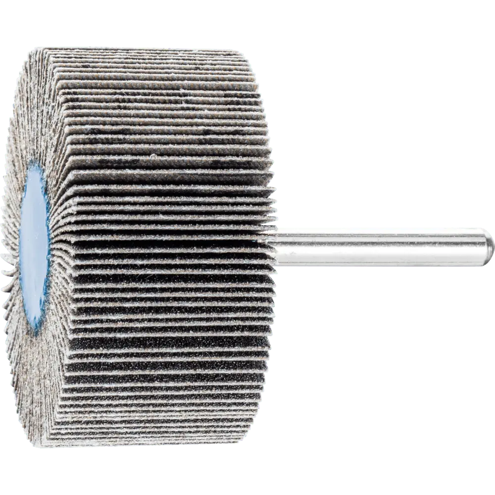 Produktfoto 1 von PFERD TOOLS SIC Fächerschleifer F Ø 60x30mm Schaft-Ø 6 mm SIC120 für harte NE Metalle, 10 Stk.