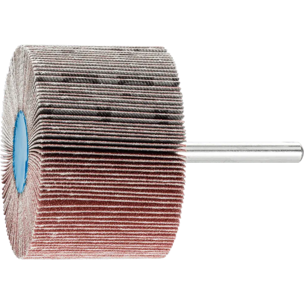 PFERD TOOLS Korund Fächerschleifer F Ø 60x40mm Schaft-Ø 6 mm A150 für Feinschliff und Finish, 10 Stk.