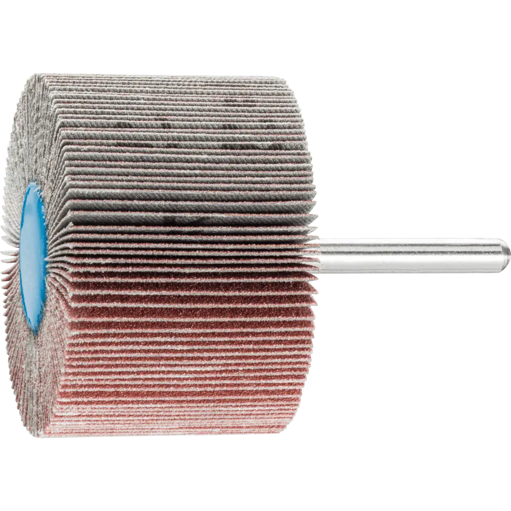 PFERD TOOLS Korund Fächerschleifer F Ø 60x40mm Schaft-Ø 6 mm A120 für Feinschliff und Finish, 10 Stk.
