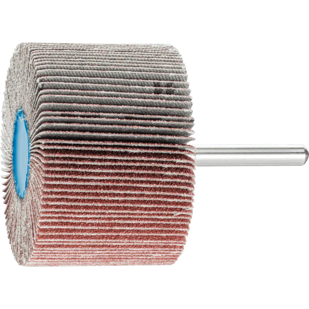 PFERD TOOLS Korund Fächerschleifer F Ø 60x40mm Schaft-Ø 6 mm A80 für Feinschliff und Finish, 10 Stk.