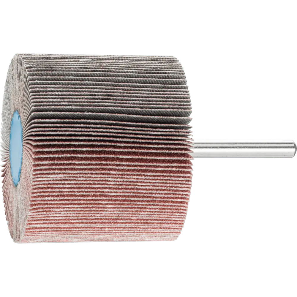 Produktfoto 1 von PFERD TOOLS Korund Fächerschleifer F Ø 60x50mm Schaft-Ø 6 mm A120 für Feinschliff und Finish, 10 Stk.