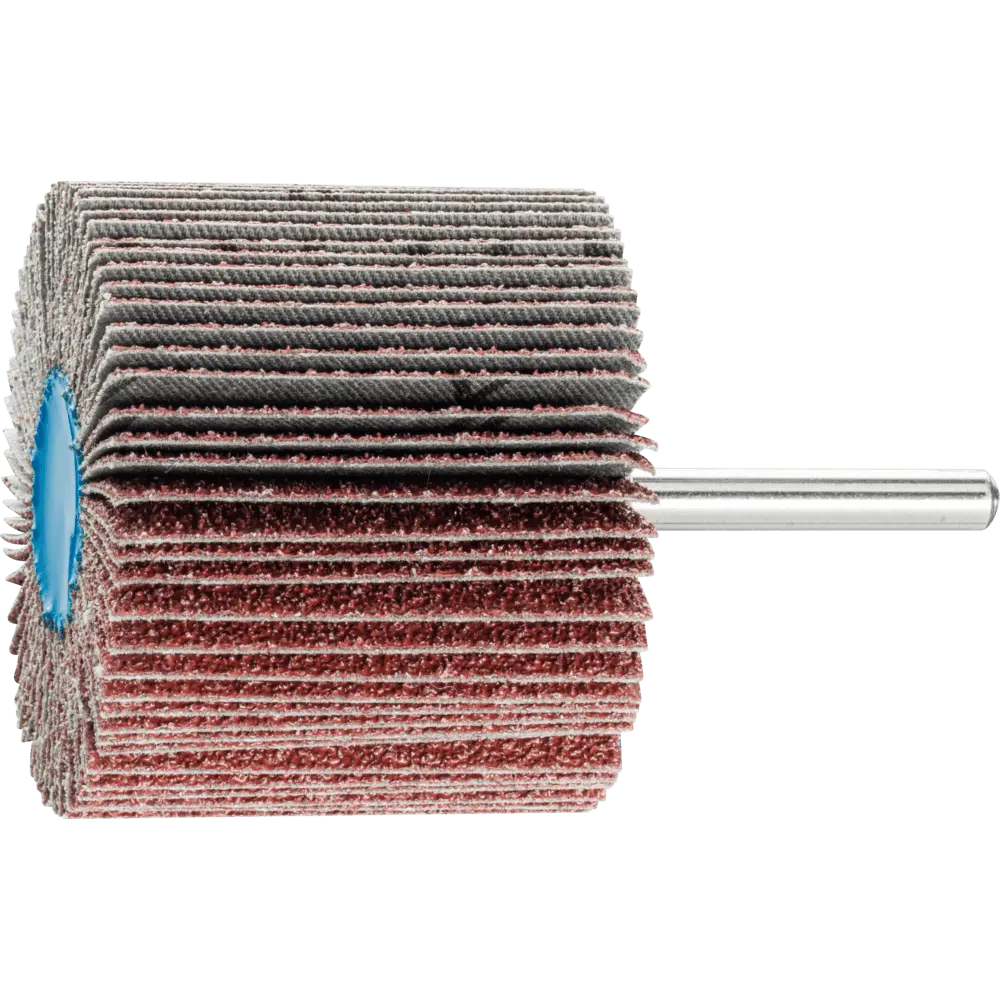 Produktfoto 1 von PFERD TOOLS Korund Fächerschleifer F Ø 60x50mm Schaft-Ø 6 mm A40 für Feinschliff und Finish, 10 Stk.