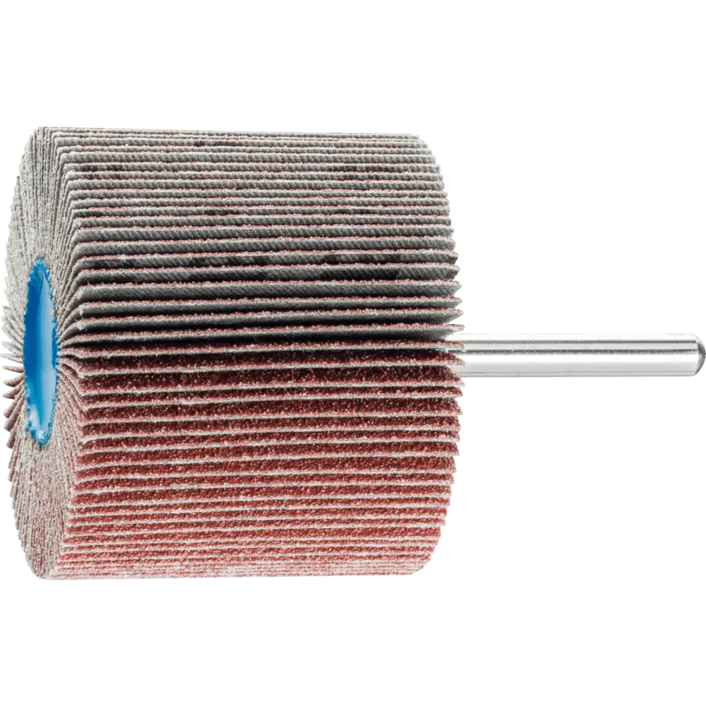 Produktfoto 1 von PFERD TOOLS Korund Fächerschleifer F Ø 60x50mm Schaft-Ø 6 mm A60 für Feinschliff und Finish, 10 Stk.