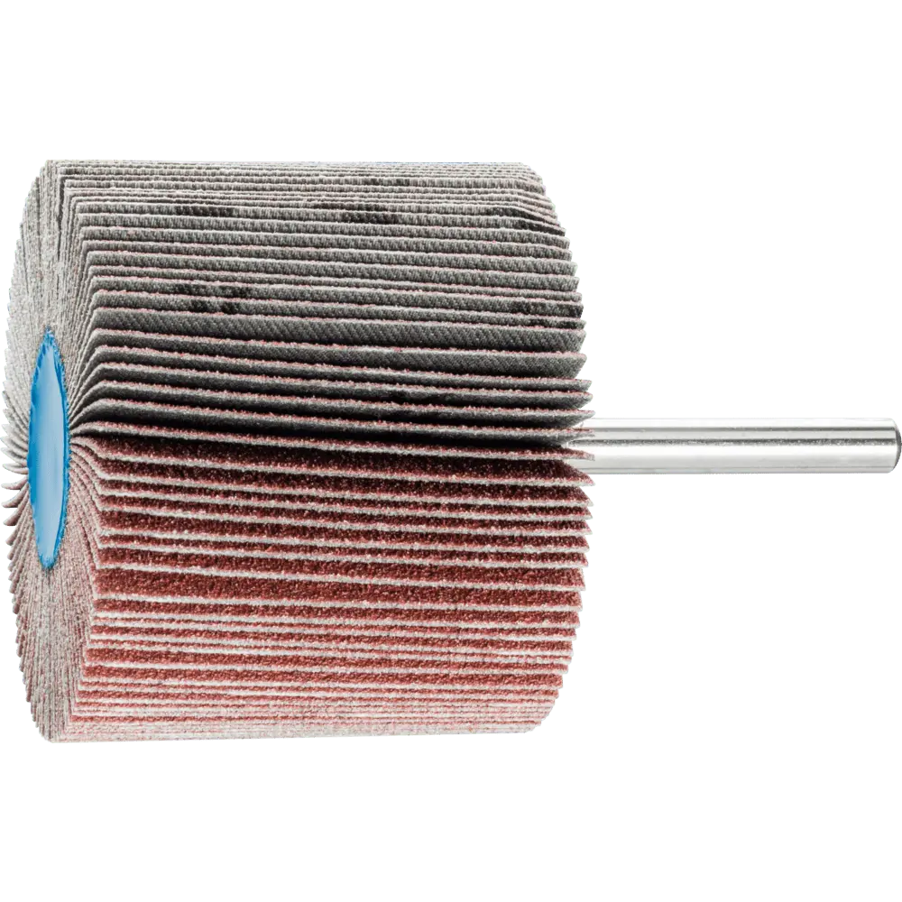 Produktfoto 1 von PFERD TOOLS Korund Fächerschleifer F Ø 60x50mm Schaft-Ø 6 mm A80 für Feinschliff und Finish, 10 Stk.
