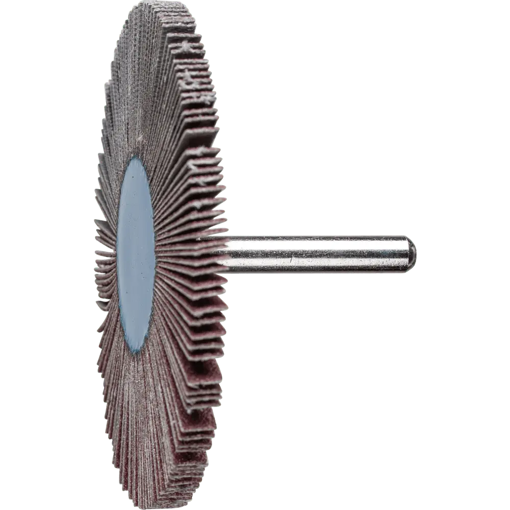 PFERD TOOLS Korund Fächerschleifer F Ø 80x5 mm Schaft-Ø 6 mm A80 für Feinschliff und Finish, 10 Stk.