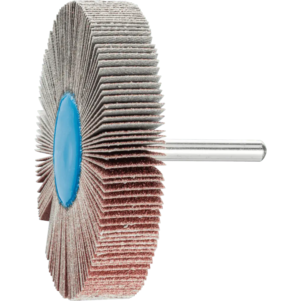 Produktfoto 1 von PFERD TOOLS Korund Fächerschleifer F Ø 80x15 mm Schaft-Ø 6 mm A80 für Feinschliff und Finish, 10 Stk.
