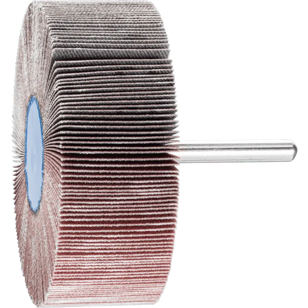 Produktfoto 1 von PFERD TOOLS Korund Fächerschleifer F Ø 80x30mm Schaft-Ø 6 mm A240 für Feinschliff und Finish, 10 Stk.