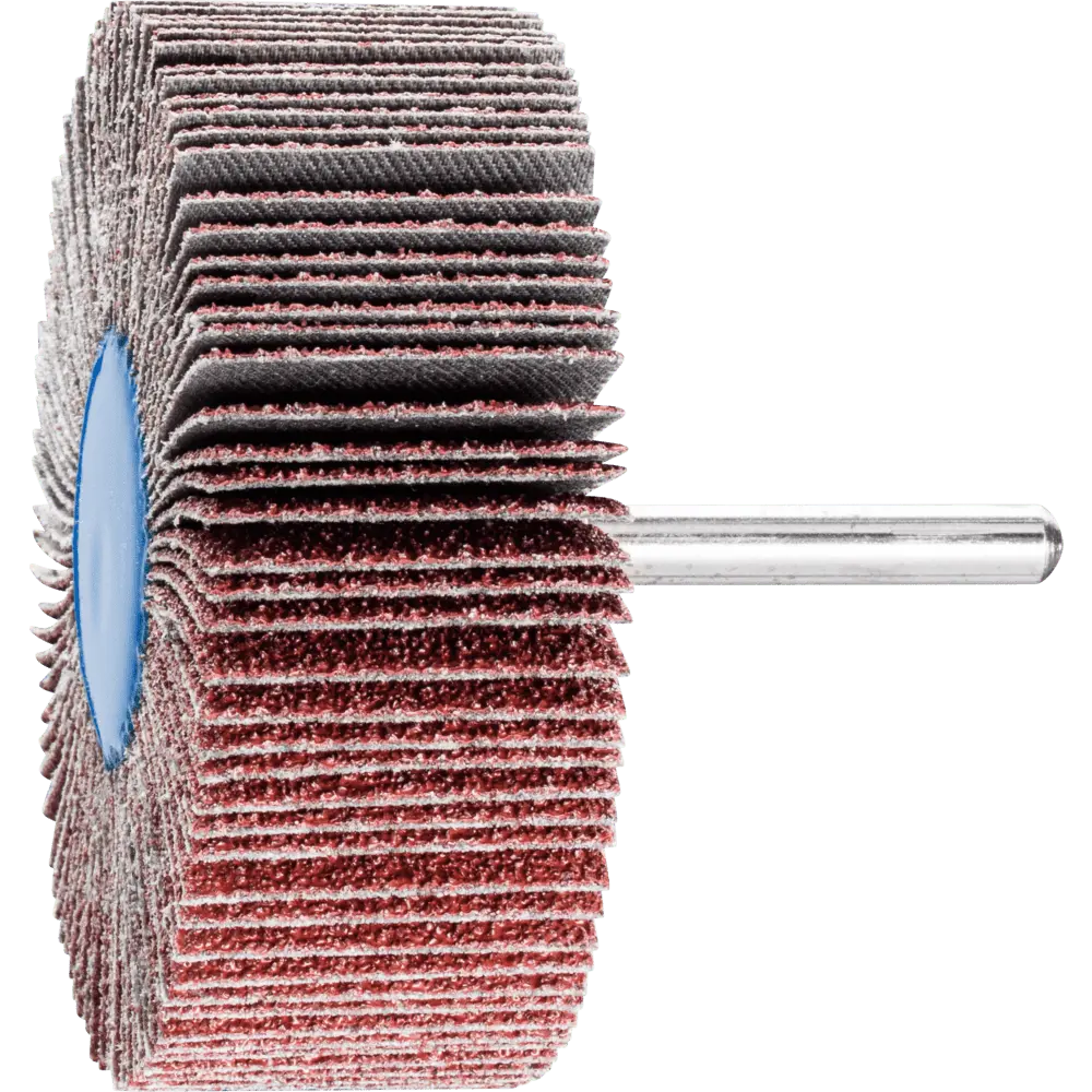 Produktfoto 1 von PFERD TOOLS Korund Fächerschleifer F Ø 80x30mm Schaft-Ø 6 mm A40 für Feinschliff und Finish, 10 Stk.