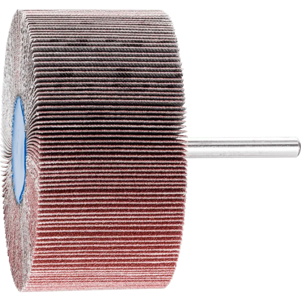 Produktfoto 1 von PFERD TOOLS Korund Fächerschleifer F Ø 80x40mm Schaft-Ø 6 mm A150 für Feinschliff und Finish, 10 Stk.