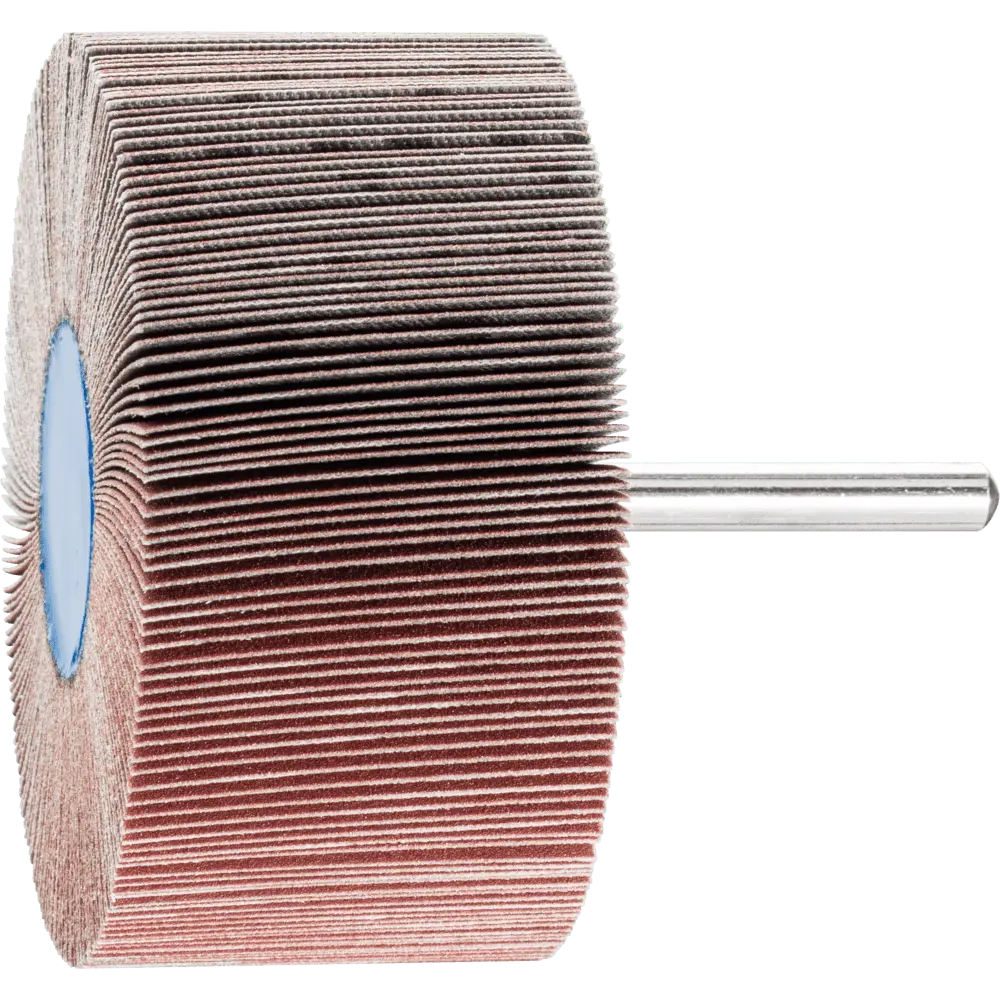 Produktfoto 1 von PFERD TOOLS Korund Fächerschleifer F Ø 80x40mm Schaft-Ø 6 mm A240 für Feinschliff und Finish, 10 Stk.